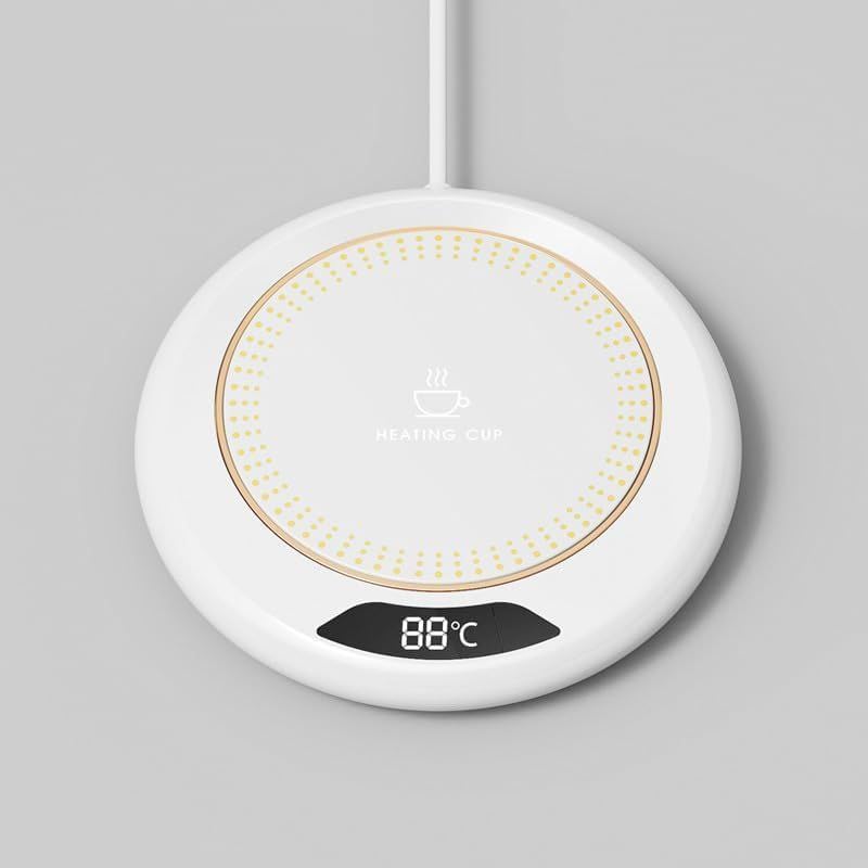 Warmy: USB-Powered Coffee Mug Warmer with LCD Display for Keeping Your Beverages Hot & Ready