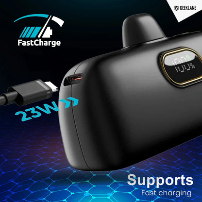 Snack: Super Portable Pocket Power Bank with PD & 2-Way Fast Charging (5000mAh)