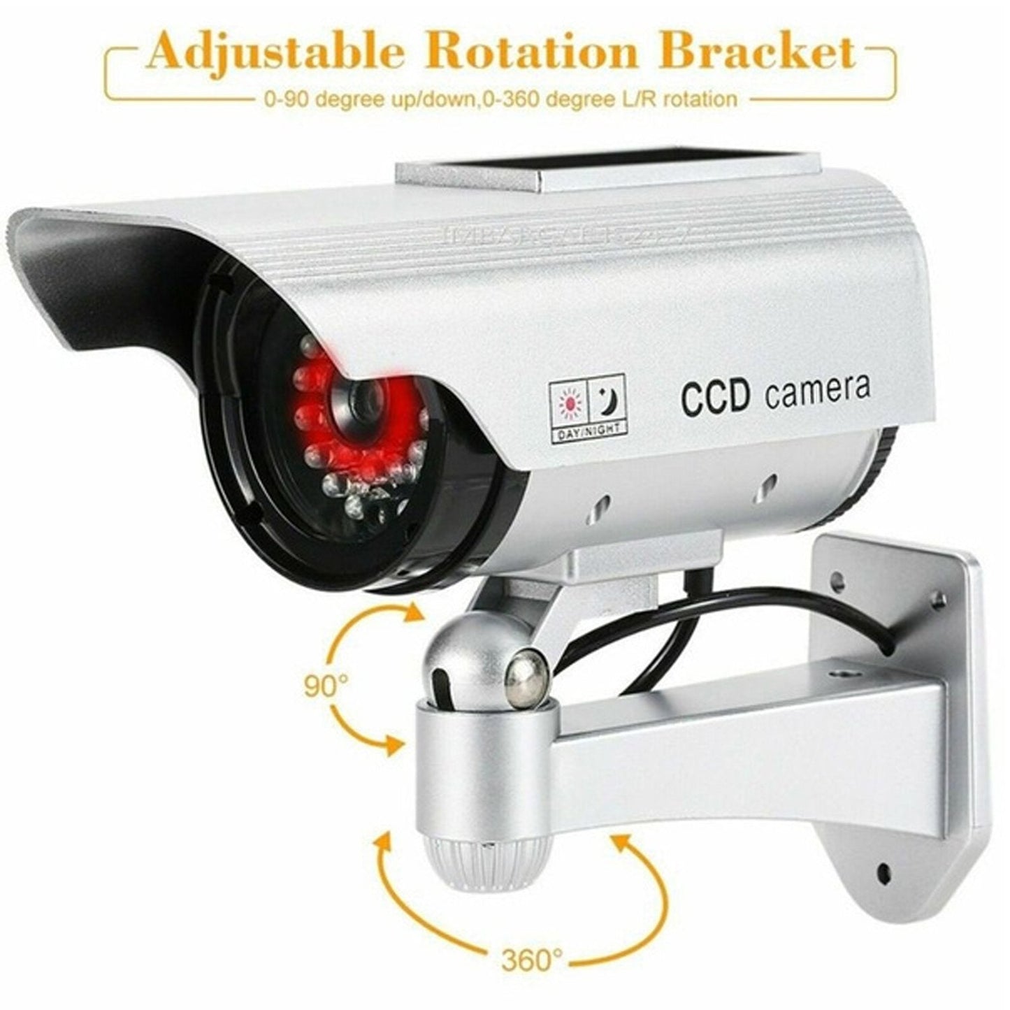FakeCam: Dummy CCTV Bullet Camera with Flashing LED Indication