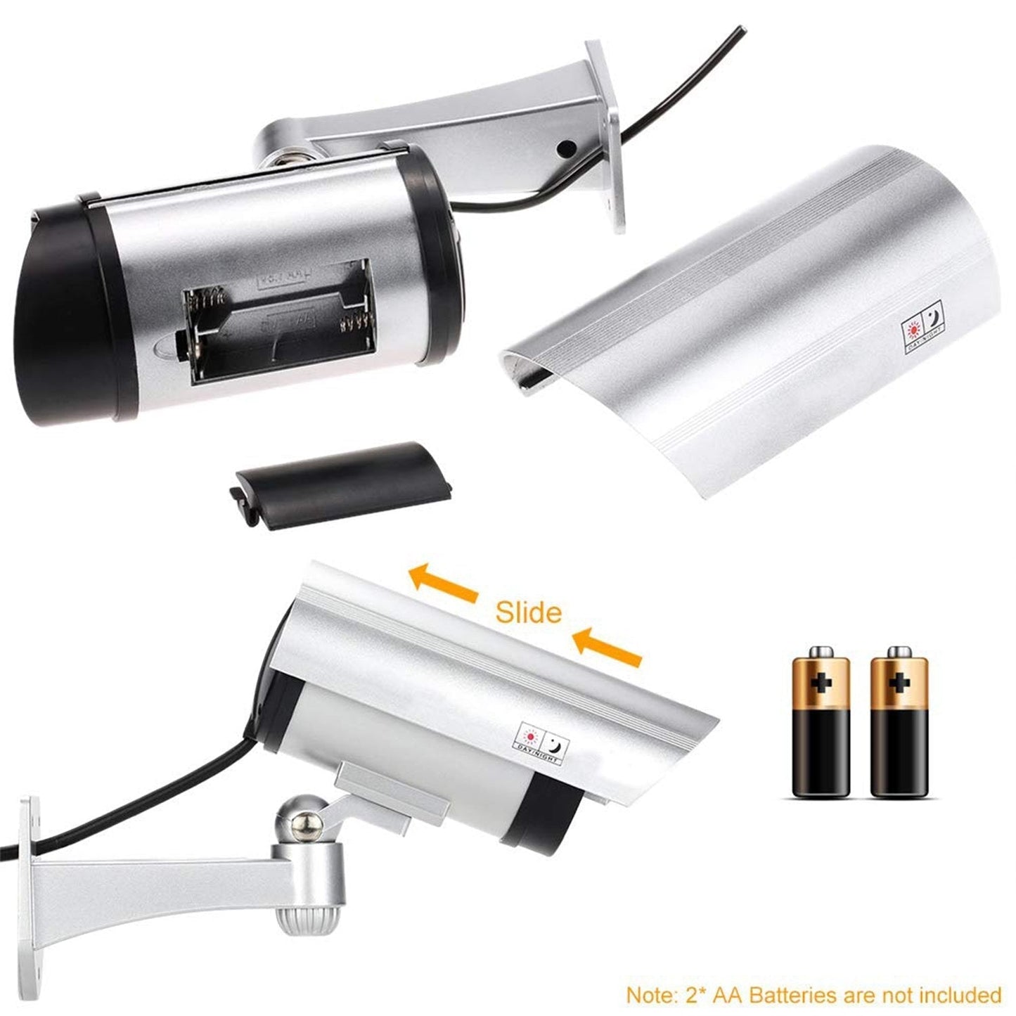 FakeCam: Dummy CCTV Bullet Camera with Flashing LED Indication