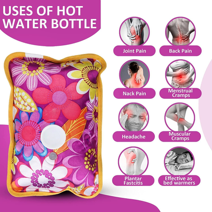 Cozy: Reusable Electric Heating Pad for Winters, Pain Relief & Muscle Relaxation with Charging Cord