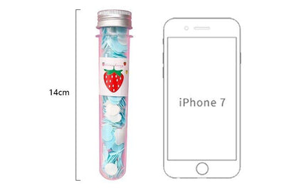 FruityClean: Set of 3 Cute Travel-Friendly Hand Soap Paper Flake Tubes – Perfect for On-the-Go Hygiene