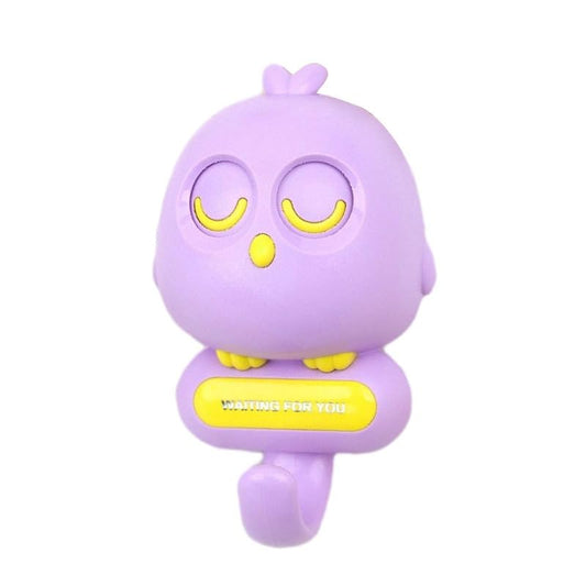 Birdy: Cute & Quirky Bird Wall Hook with Blinking Eyes, Easy Wall Installation & Strong Adhesive for Keychain, Bags etc.