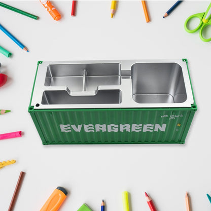 CargoHolder: Shipping Container Pen & Card Holder – Unique Desk Organizer & Business Gift for Office & Home Décor