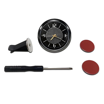 DashTick: Premium Compact Analogue Car Dashboard Clock, Metal Body & Glow-in-the-Dark Hands for Cars, SUVs, Office & Home Décor