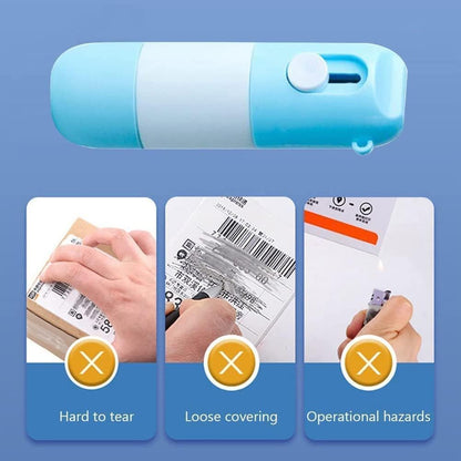 InkWipe: Thermal Paper Privacy Correction Fluid with Built-In Cutter – 2-in-1 Concealer for Package Labels, Receipts & Personal Info Protection