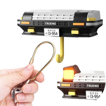 Headlite: Car Bumper Keychain Holder with LED Headlight & Blinkers, Wall Mount & LED Lights, Unique Retro Car Design for Entryway, Living Room, Office & Gift for Car Lovers
