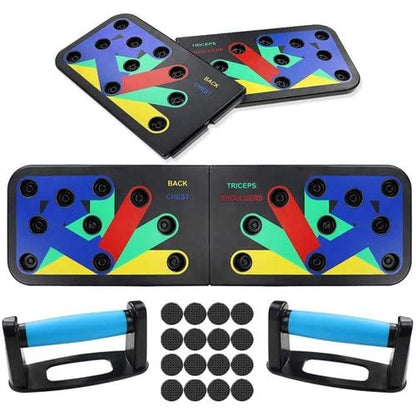 Planko: 9-in-1 Push-Up Board for Muscle Targeting, Non-Slip Base & Home Fitness Rack for Chest, Arms, Back & Core Training