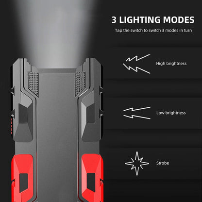 PowerLite: Mini Portable Power Bank with Built-In LED Flashlight for On-the-Go Charging & Emergency Lighting
