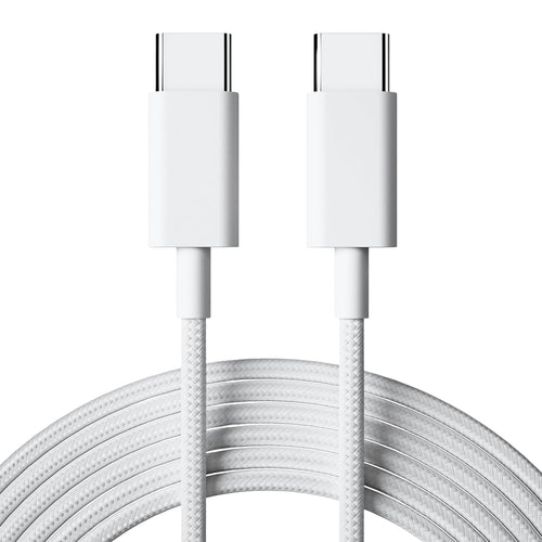 Nylo: USB-C to USB-C Fast Charging Data Cable, Nylon Braided Cable with PD Fast Charge, Data Sync for iPhone 16/16e/15 Series, MacBook & USB-C Devices