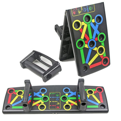 Planko: 9-in-1 Push-Up Board for Muscle Targeting, Non-Slip Base & Home Fitness Rack for Chest, Arms, Back & Core Training