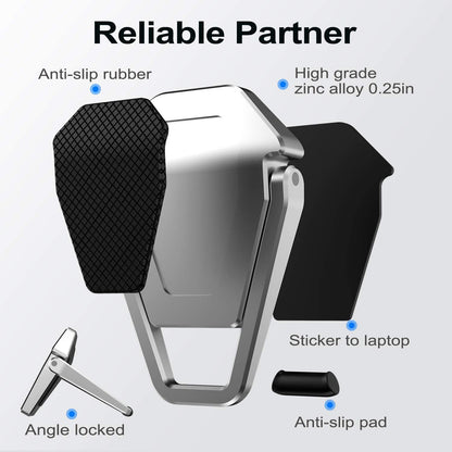LiftUp: Foldable Slim Laptop Kickstand Legs, Convenient Ergonomic Laptop Stand with Anti-Slip Base for Office & Home Use