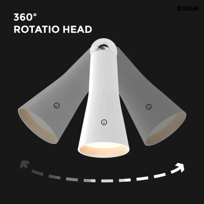 Magneto: Premium Versatile Magnetic LED Lamp with 3 Attachments, Adjustable Brightness & USB-C Rechargeable Battery
