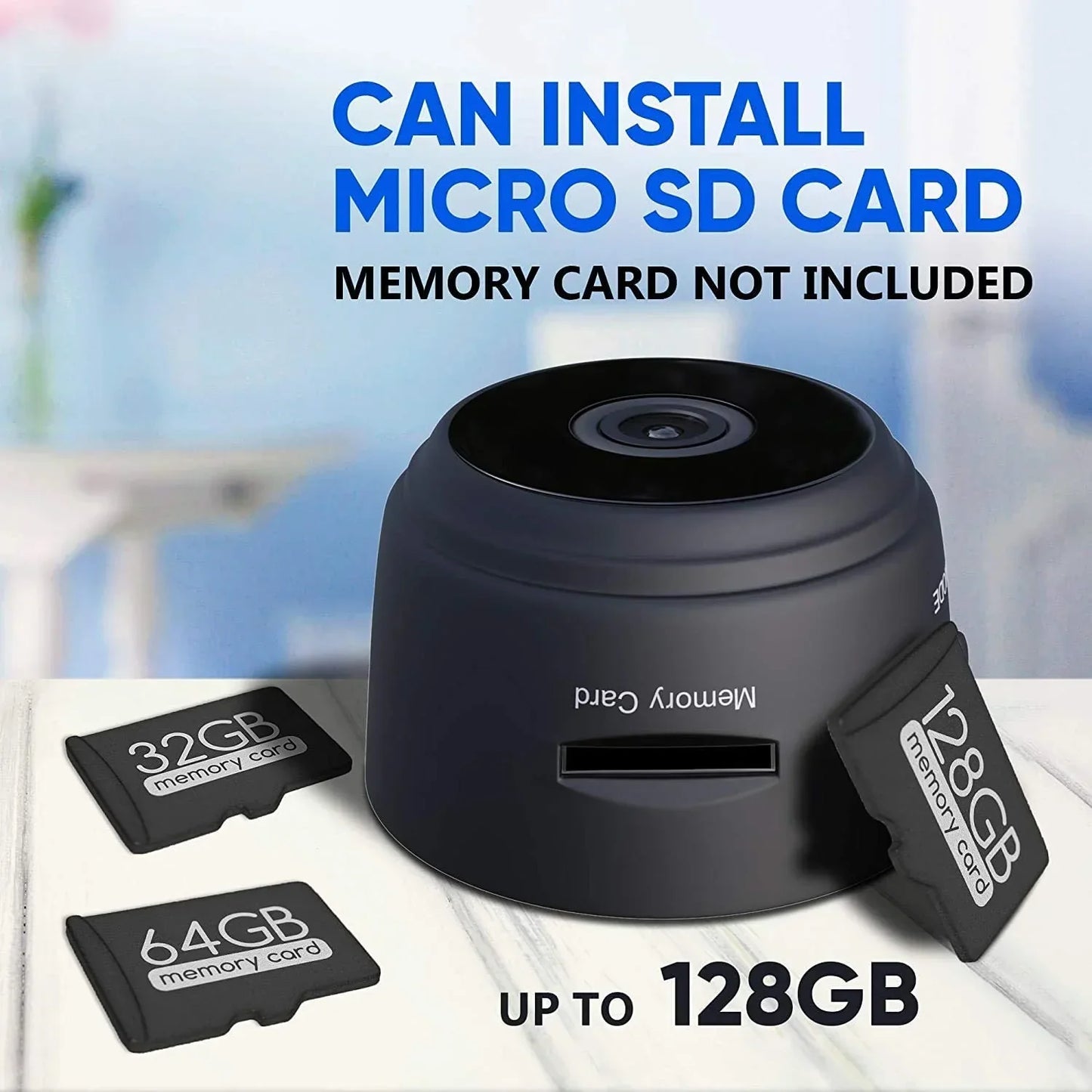 iSpy: Rechargeable Wi-Fi CCTV Live Camera with 1080P HD, Night Vision, Motion Detection & 128GB Storage Support