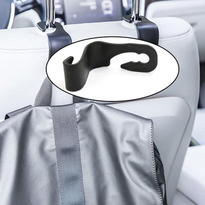 Holdie: 4-in-1 Car Seat Headrest Hooks – Heavy-Duty Hangers for Organizing Bags, Groceries, Purses & Accessories Without Spills (Set of 4)