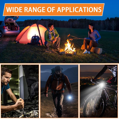 Glowbit: Ultimate 9-in-1 LED Keychain COB Light with Magnetic Base, Multi Tools & USB-C Charging