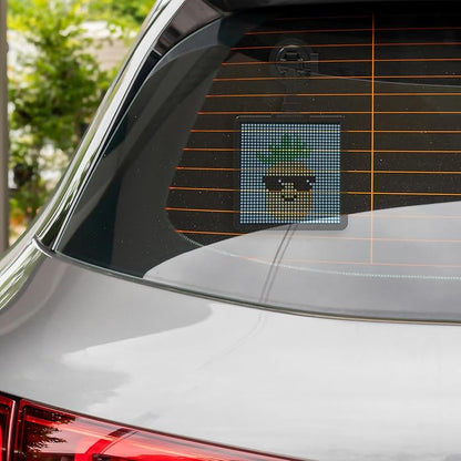 Pixo: Programmable LED Pixel Display Screen with Bluetooth App Control, Custom Text & Animations for Car Windshield & Home Decor 13x13cm