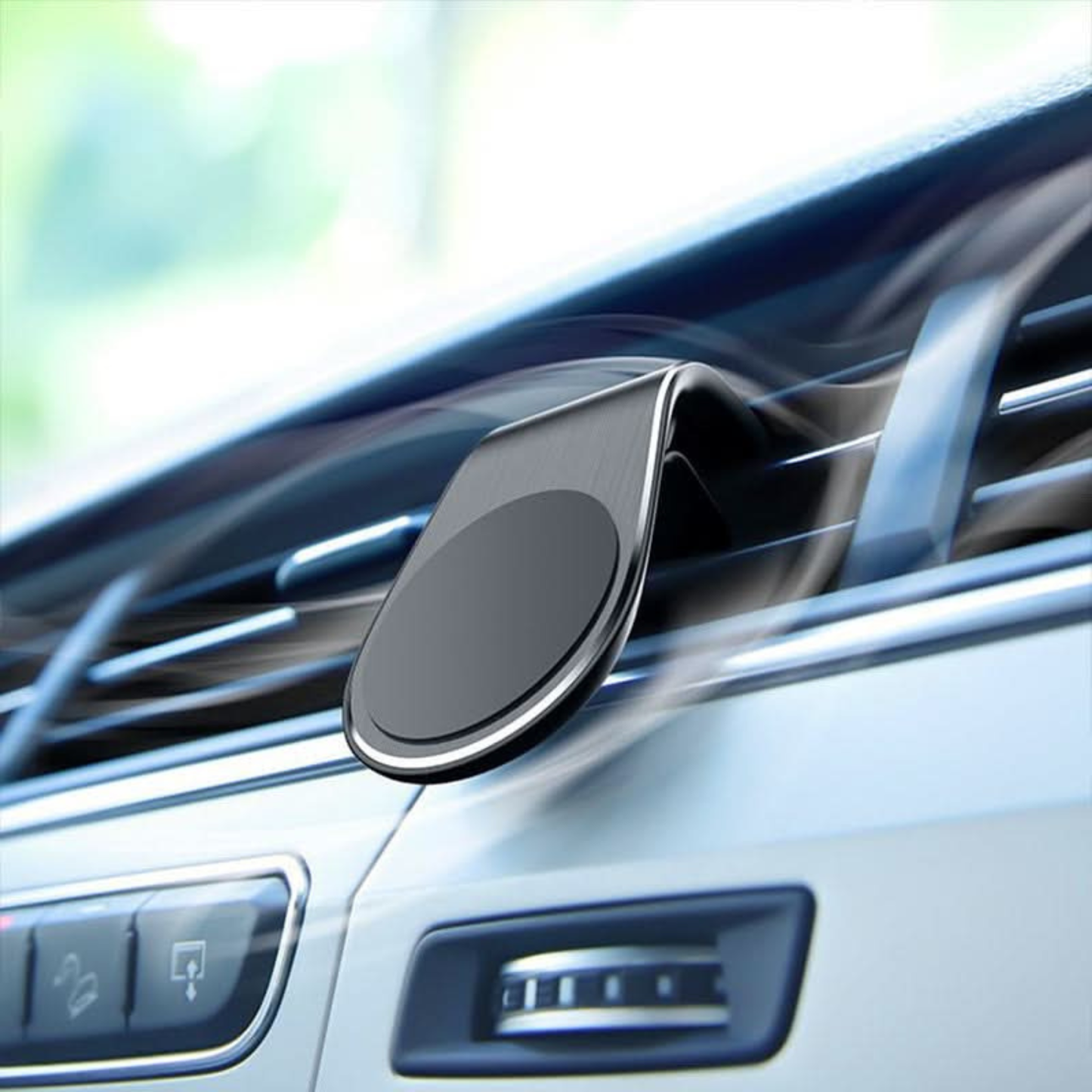 Maglo: Magnetic Universal Car Phone Mount, Strong Magnet Mobile Holder with Secure Grip & Easy Installation for All Smartphones