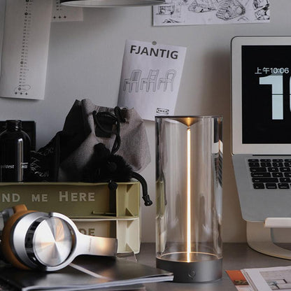 FilaGlow: Futuristic LED Magnetic Filament Lamp with USB-C Rechargeable Design, Stepless Dimming & Touch Control for Ambient Lighting