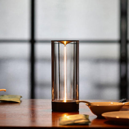 FilaGlow: Futuristic LED Magnetic Filament Lamp with USB-C Rechargeable Design, Stepless Dimming & Touch Control for Ambient Lighting