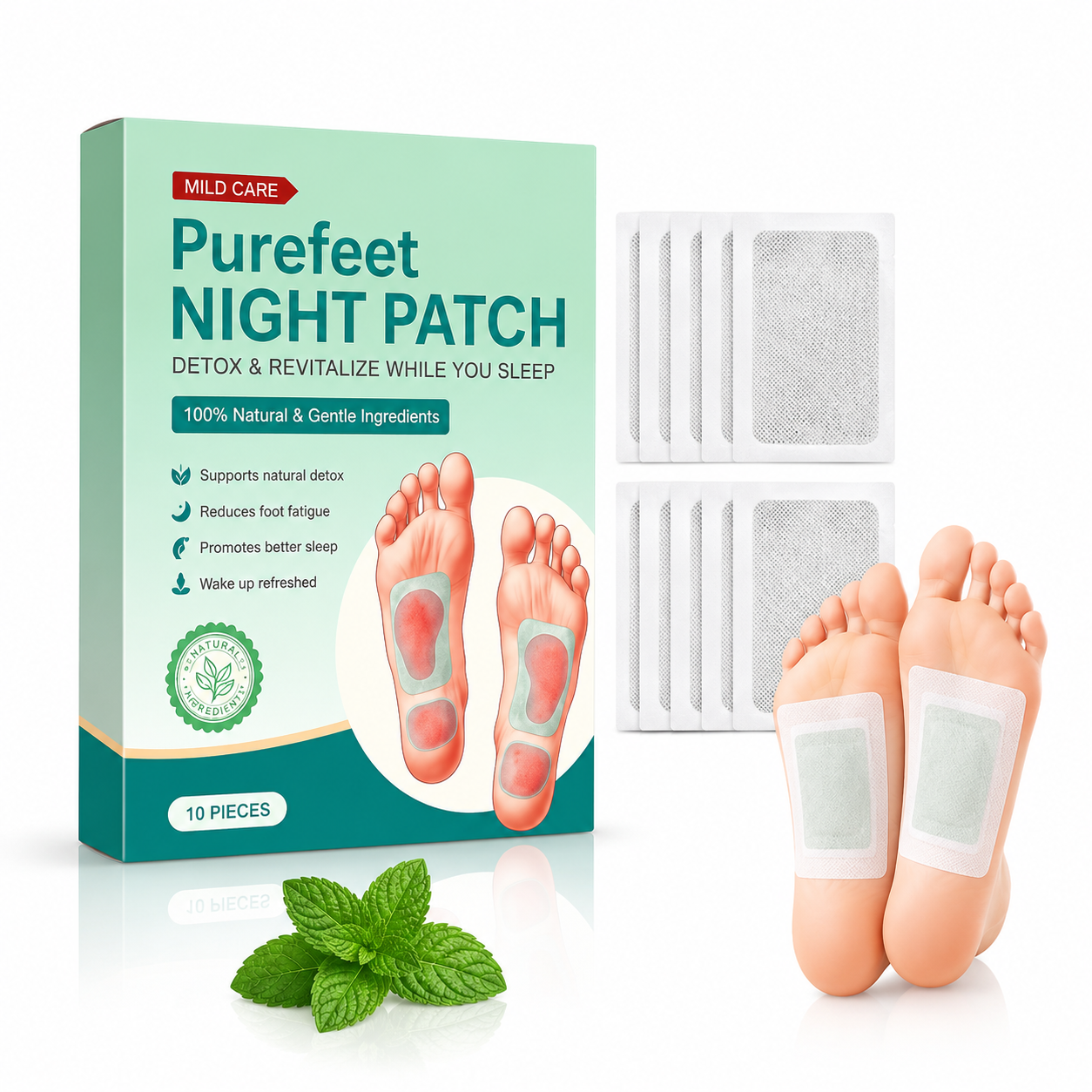 Purefeet Detox Foot Patches (Pack of 10) BUY 1 GET 1 FREE