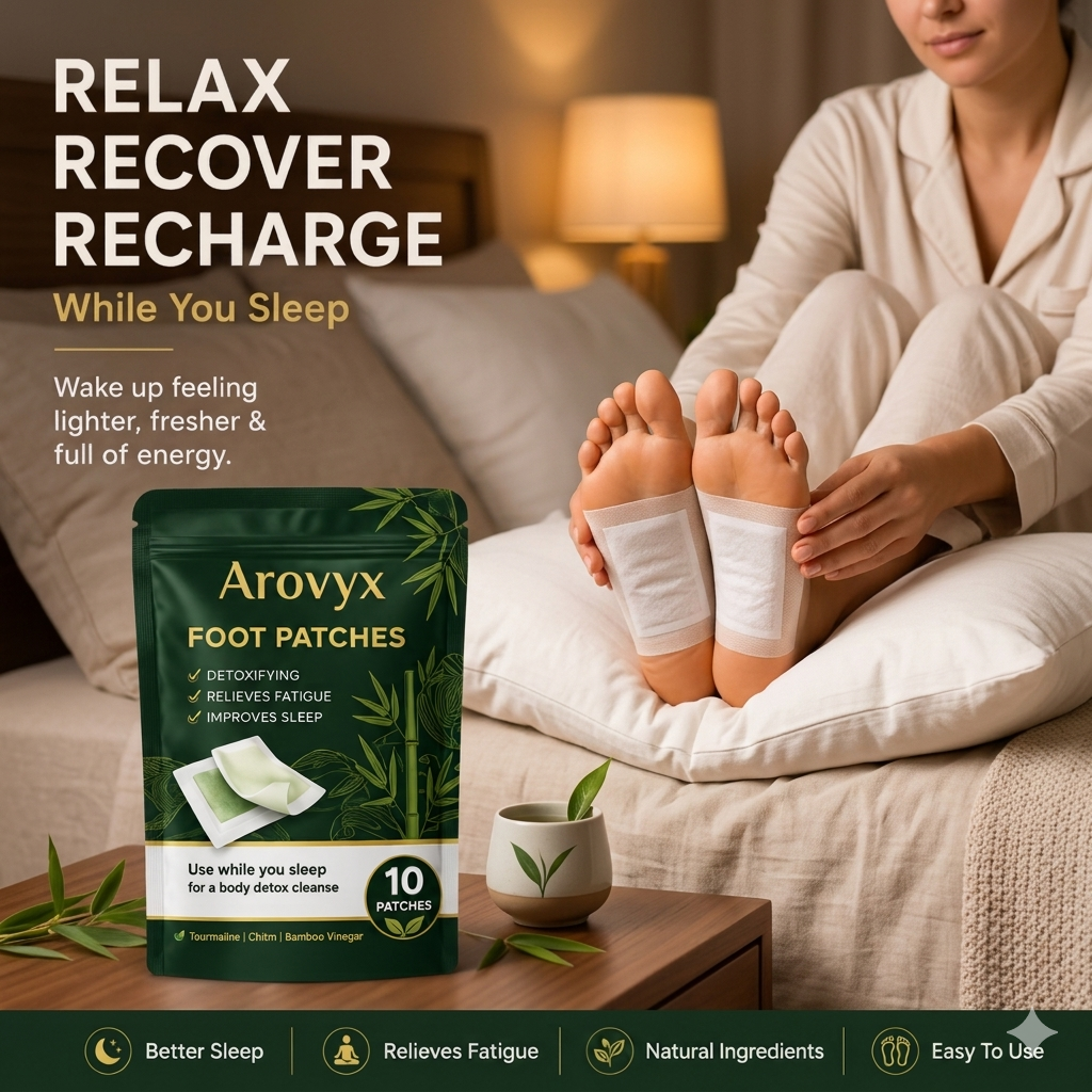 Restorative Detox Foot Patches (Pack of 10)