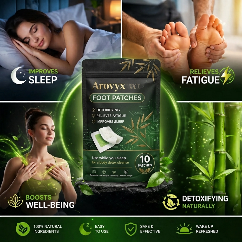 Arovyx Detox Foot Patches (Pack of 10) BUY 1 GET 1 FREE