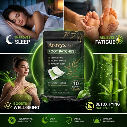 Arovyx Detox Foot Patches (Pack of 10) BUY 1 GET 1 FREE
