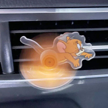 Chase: Tom & Jerry AC Vent Spinner – Animated Cat & Mouse Chase Decor for Car Air Vents, Universal Fit for All Vehicles