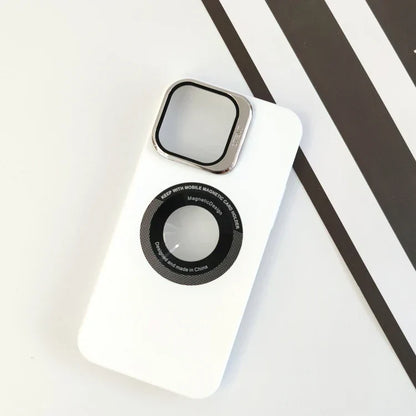 iPhone 15 Back Cover With MagSafe Charging and Camera Protection Stand