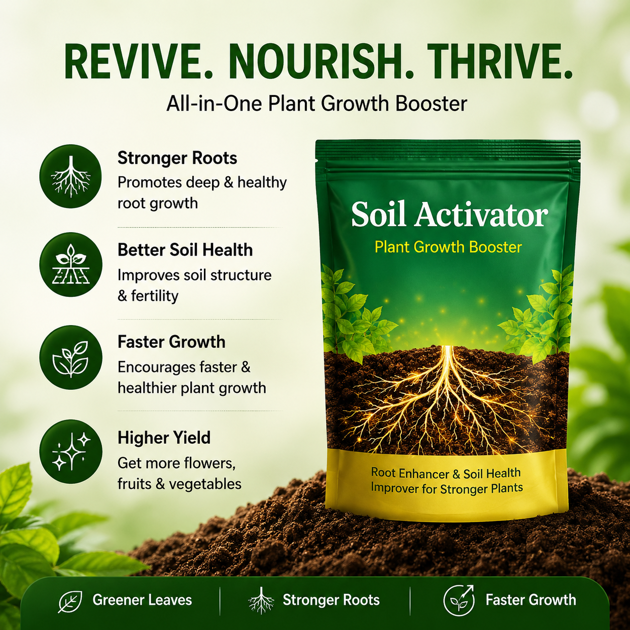 Soil Activator Treasure | BUY 1 GET 1 FREE | Rapid Growth Booster
