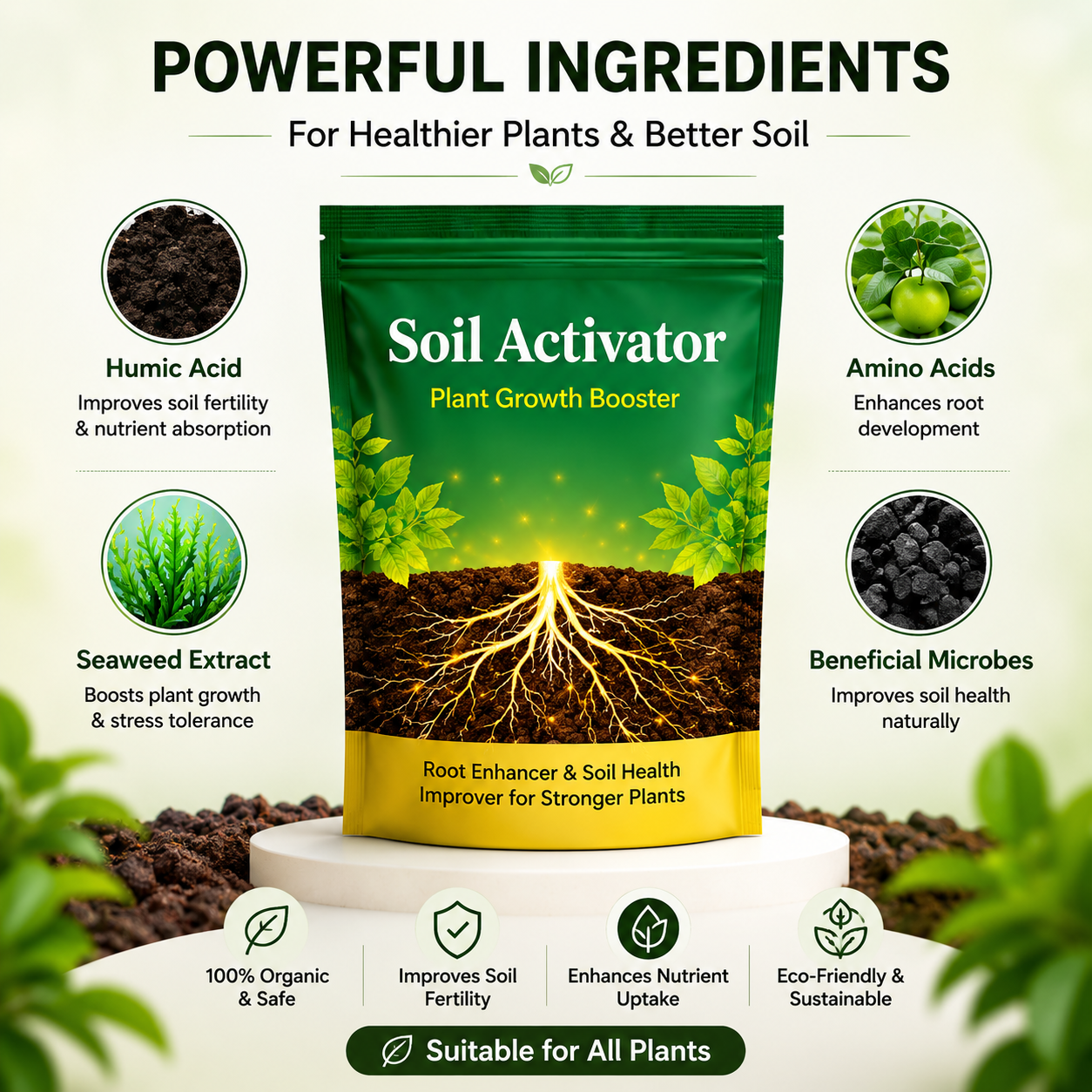 Soil Activator Treasure | BUY 1 GET 1 FREE | Rapid Growth Booster