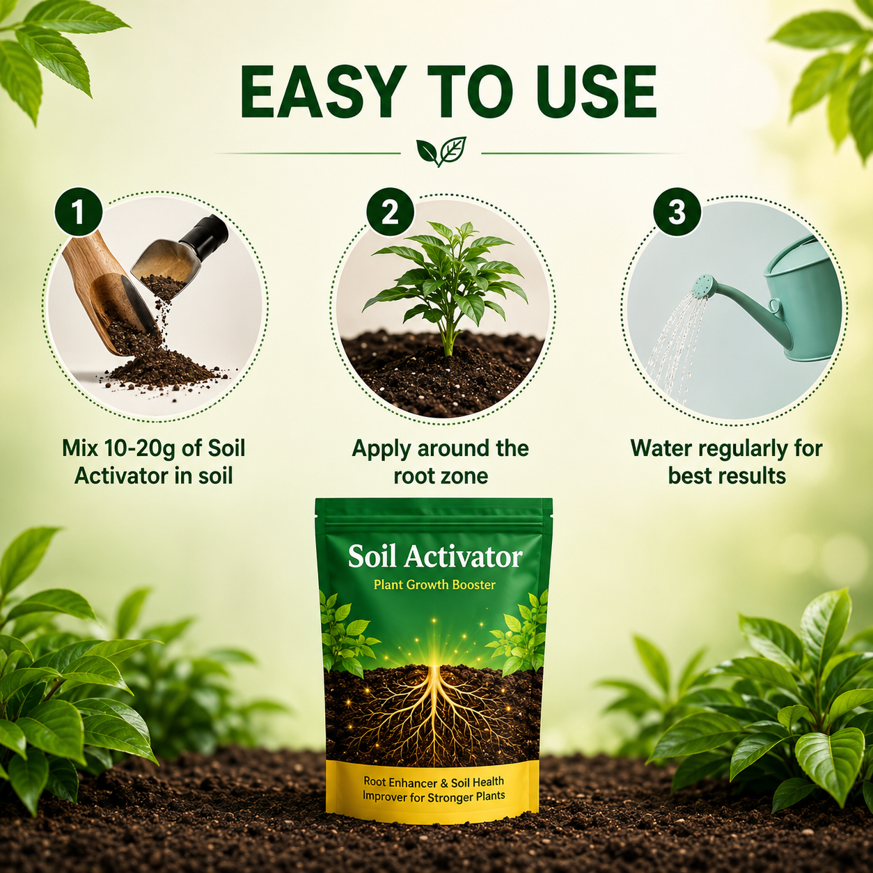 Soil Activator Treasure | BUY 1 GET 1 FREE | Rapid Growth Booster
