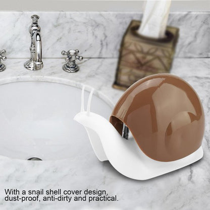 Snaqo: Cute Snail-Shaped Liquid Soap Dispenser, 120ml Refillable Pump Bottle for Hand Wash, Lotion, Shampoo & Bathroom or Kitchen Sink Décor