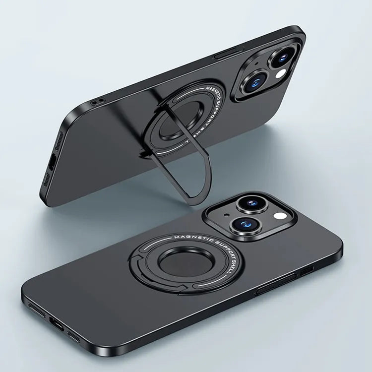 iPhone 14 MagSafe Charging Luxury Back Cover With Invisible Kickstand
