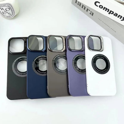 iPhone 15 Back Cover With MagSafe Charging and Camera Protection Stand