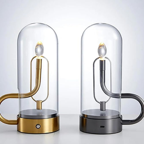 MagGlow: Rechargeable Magnetic Swing Atmosphere Lamp with USB Charging for Bedroom, Bedside & Home Décor