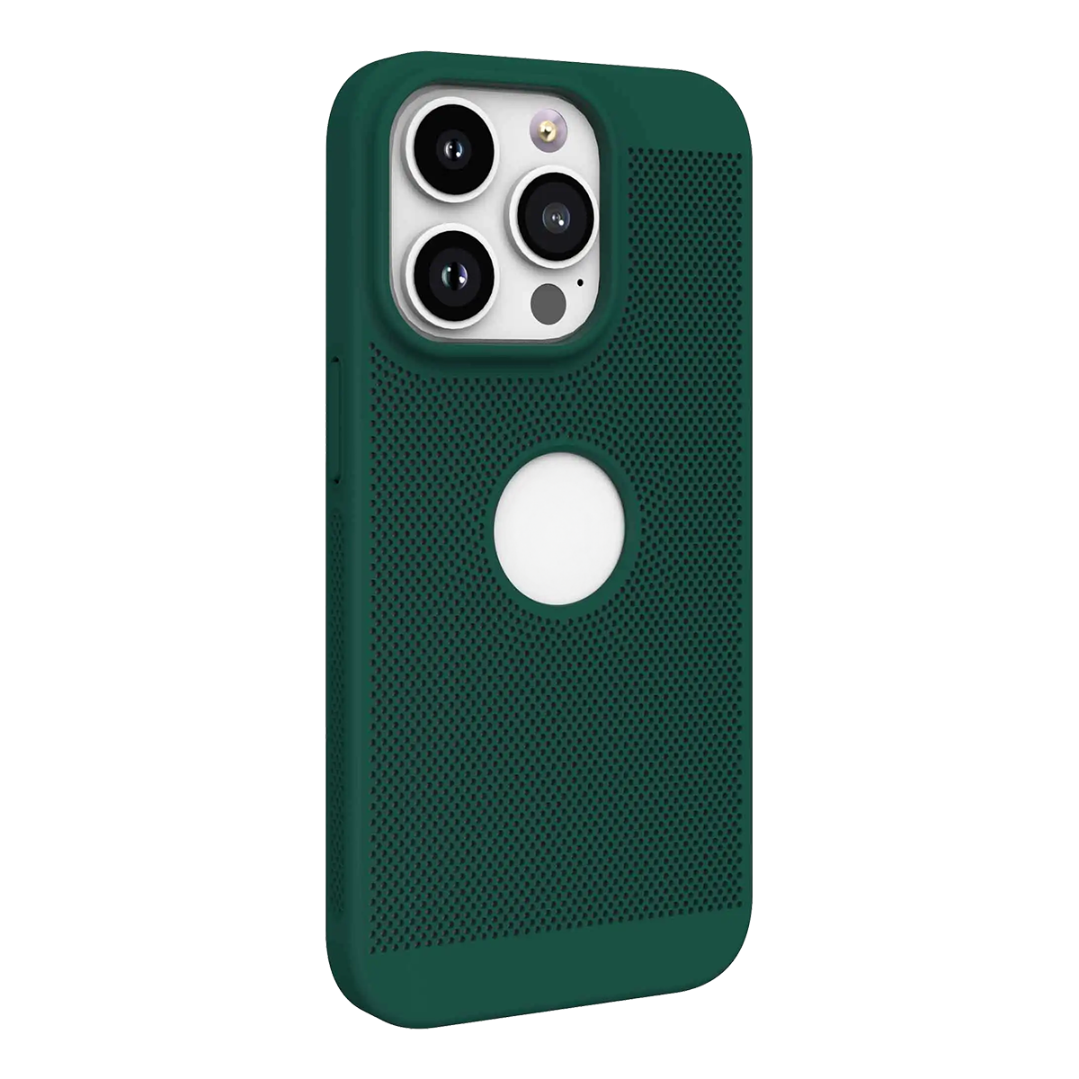 Heat dissipation iPhone Back Cover With Apple Brand Showoff