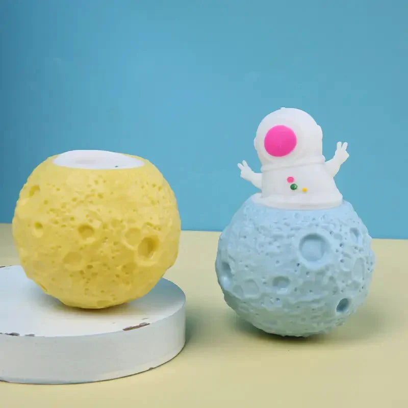 Yeet: Space Explorer Pop-Up Squeeze Fidget Toy for Stress Relief & Fun (Pack of 2)