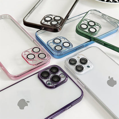 iPhone Never Yellowing Silicone Transparent Back Cover with Camera Protection