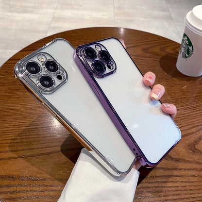 iPhone Never Yellowing Silicone Transparent Back Cover with Camera Protection